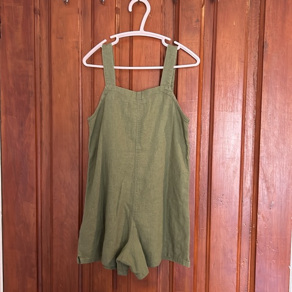 Old Navy green linen romper size 5T unworn - Picture 4 of 4